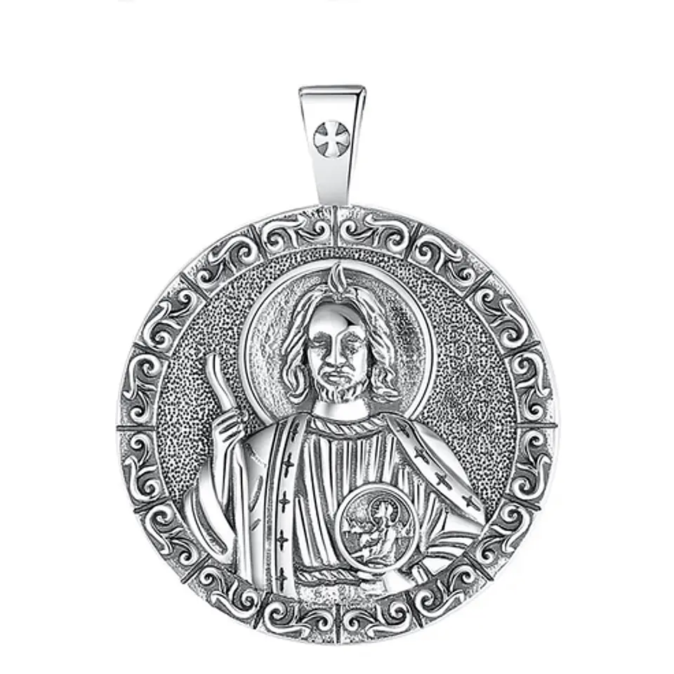 Colgante san Judas en plata 925 1