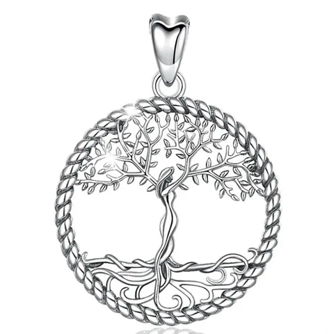 Colgante arbol de la vida en plata 925