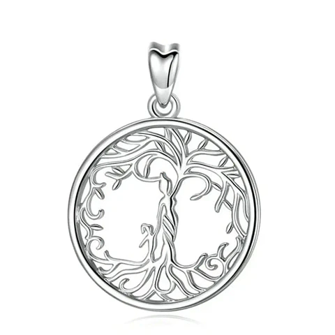 Colgante madre e hija en plata 925