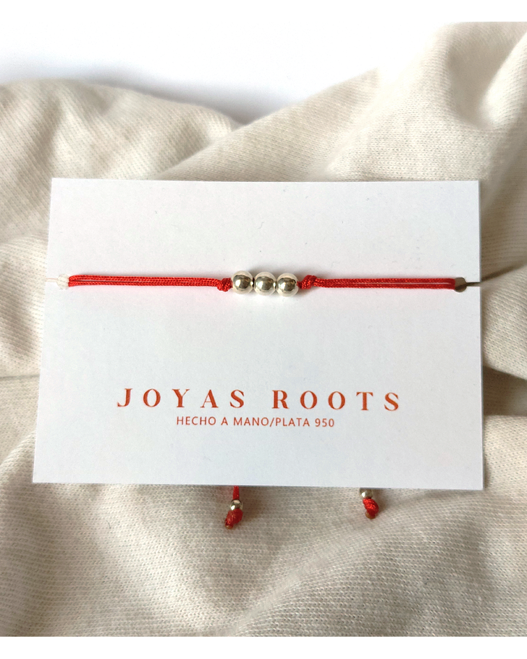 PULSERA ROJA MOSTACILLA