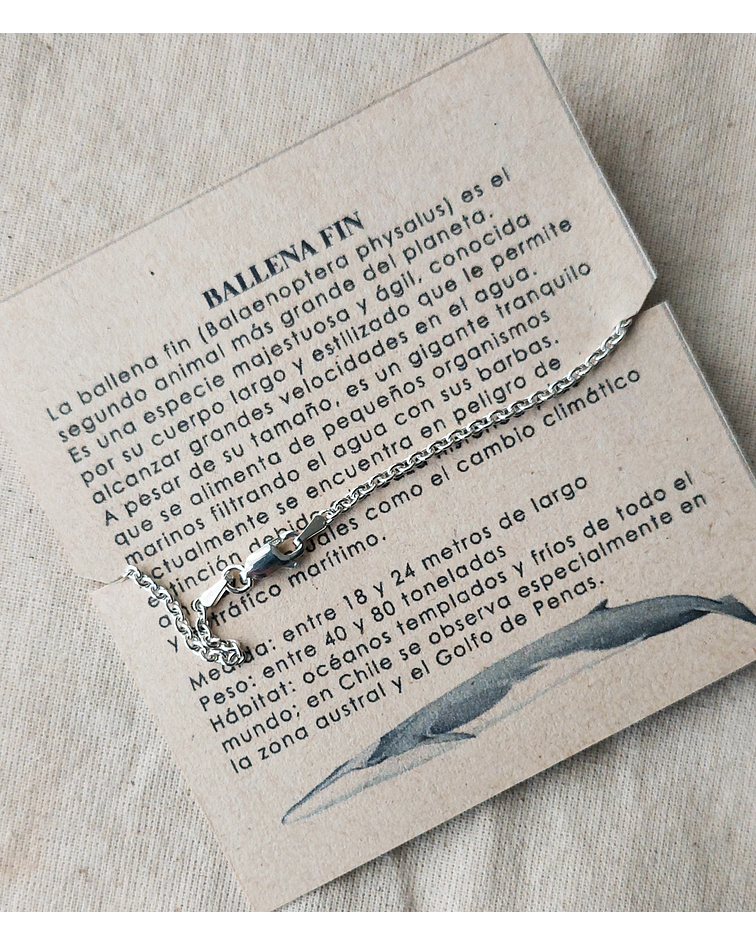 PULSERA BALLENA FIN CADENA