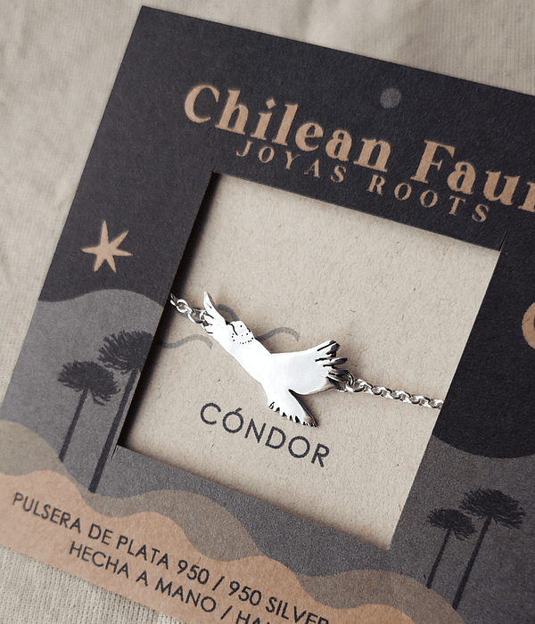 PULSERA CÓNDOR CON CADENA 