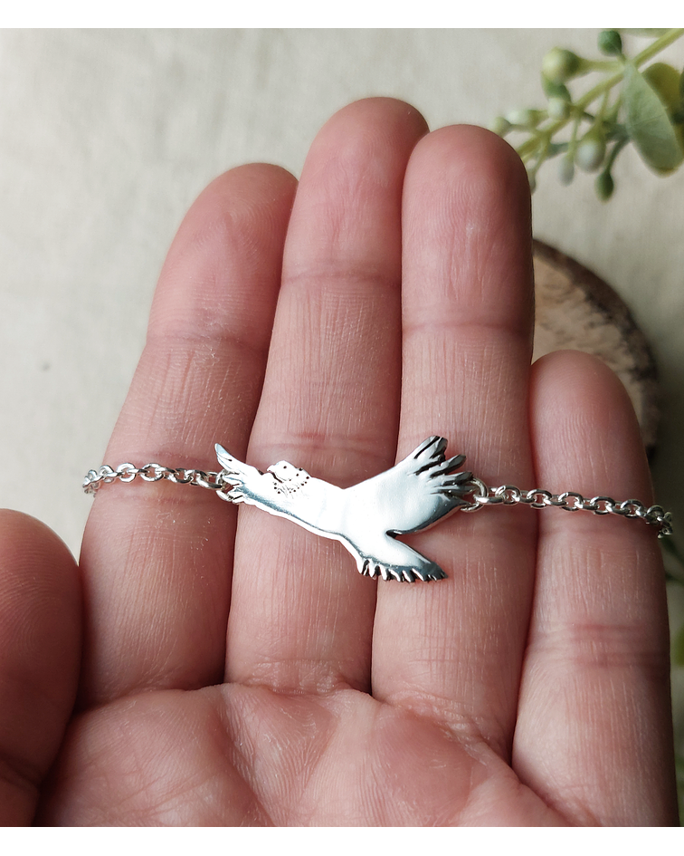 PULSERA CÓNDOR CON CADENA 