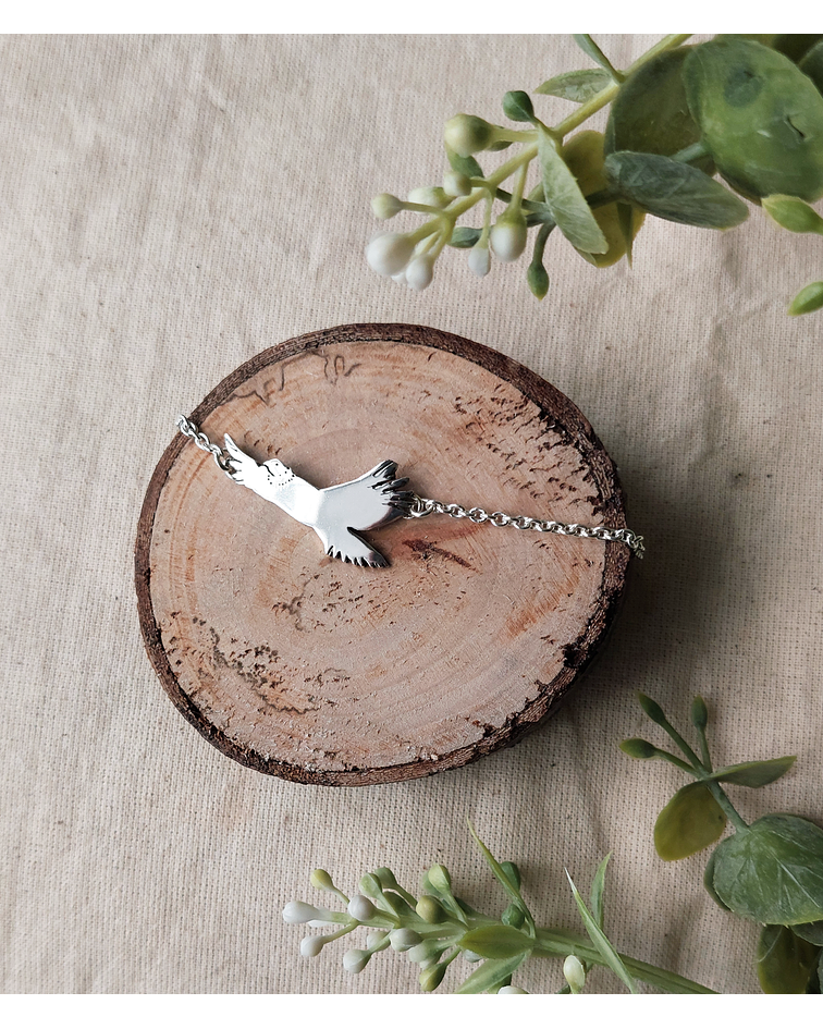 PULSERA CÓNDOR CON CADENA 