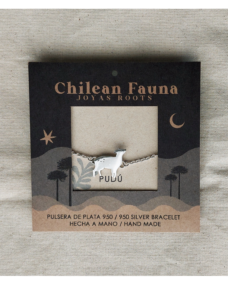 PULSERA PUDÚ CON CADENA 