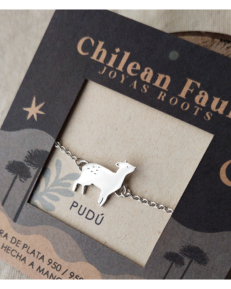 PULSERA PUDÚ CON CADENA 