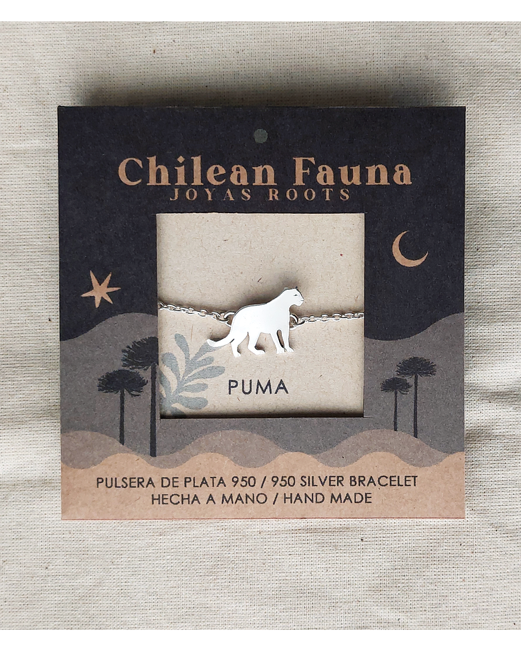 PULSERA PUMA CON CADENA