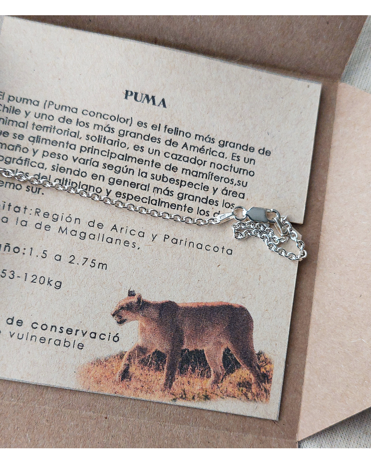 PULSERA PUMA CON CADENA