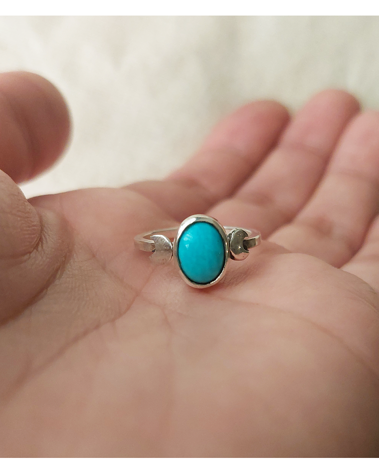 ANILLO LUNA TURQUESA 