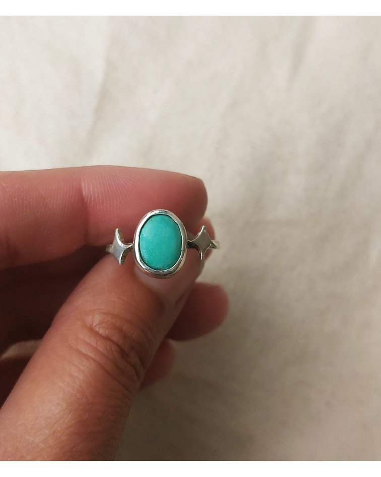 ANILLO DESTELLO TURQUESA 