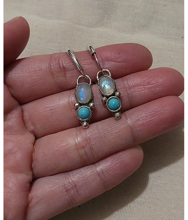 AROS LUNA Y TURQUESA 