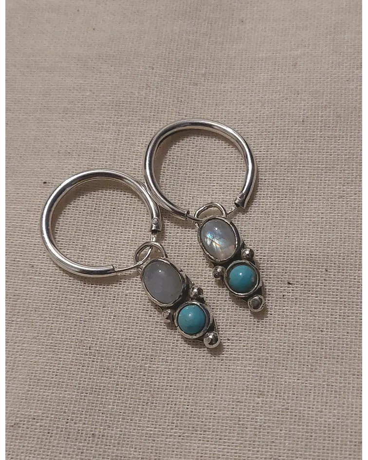 AROS LUNA Y TURQUESA 