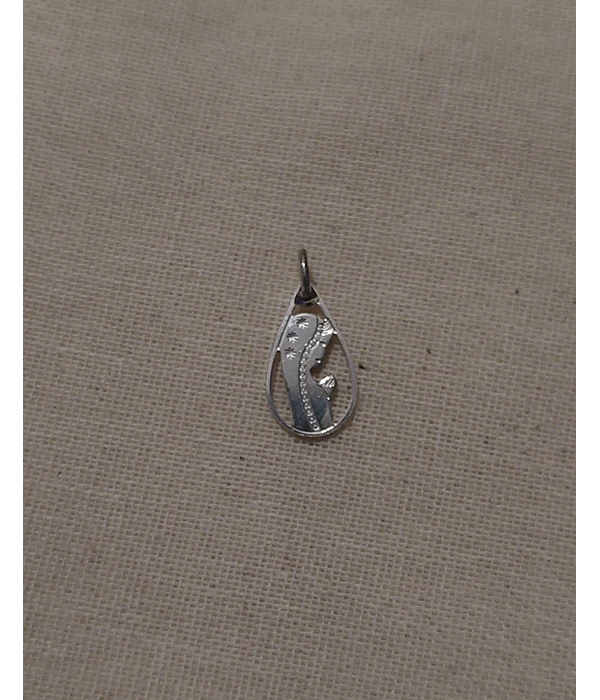 COLGANTE PLATA VIRGEN MARIA 