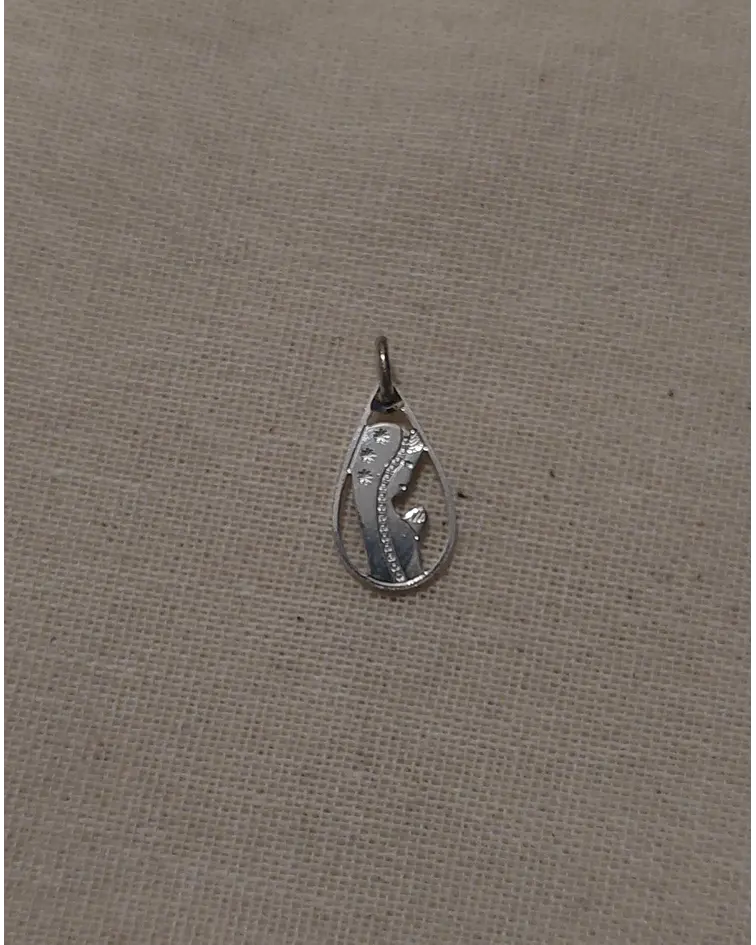 COLGANTE PLATA VIRGEN MARIA 