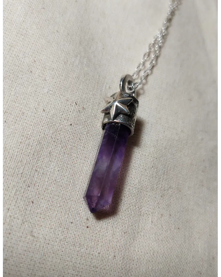 COLLAR AMATISTA ESTRELLA 