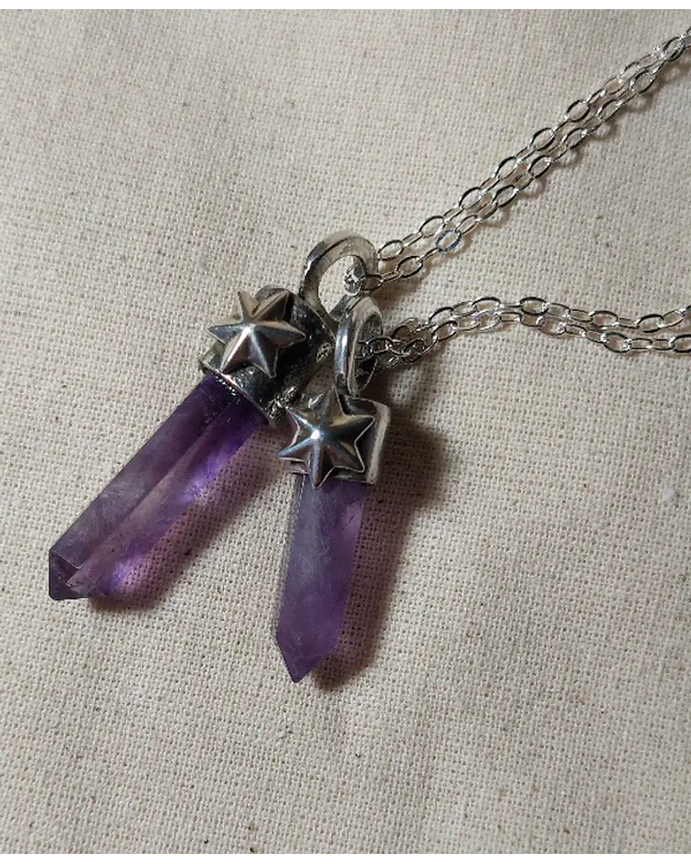 COLLAR AMATISTA ESTRELLA 