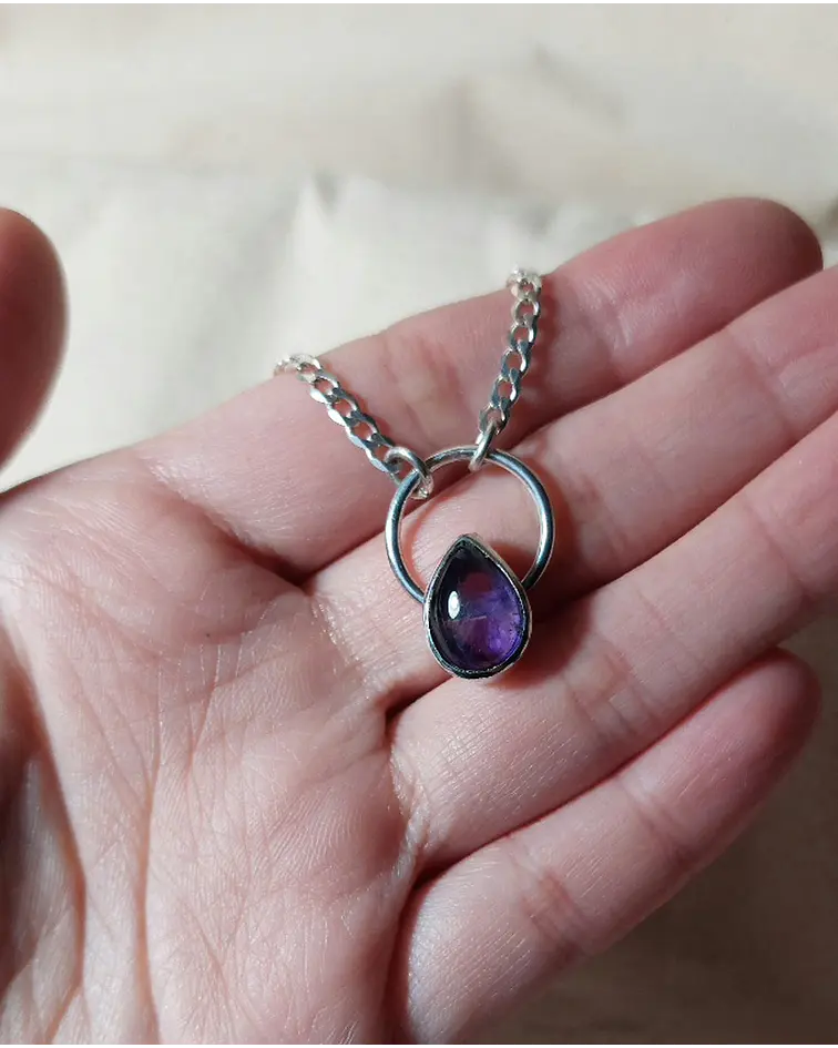 COLLAR CHOKER AMATISTA 