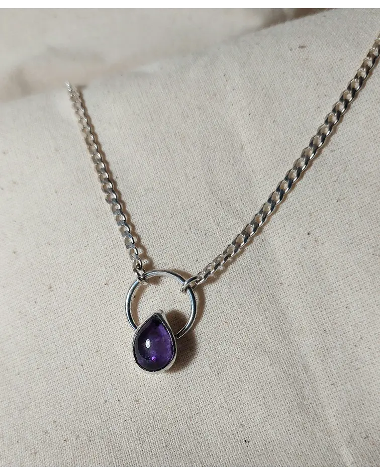 COLLAR CHOKER AMATISTA 