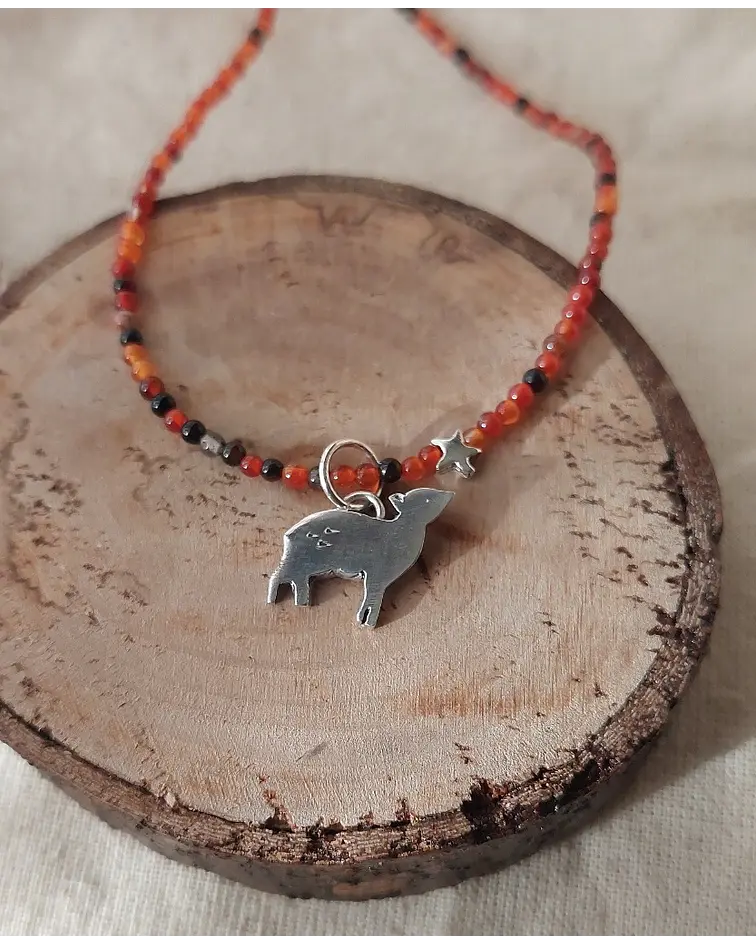 COLLAR PUDÚ COLORES 