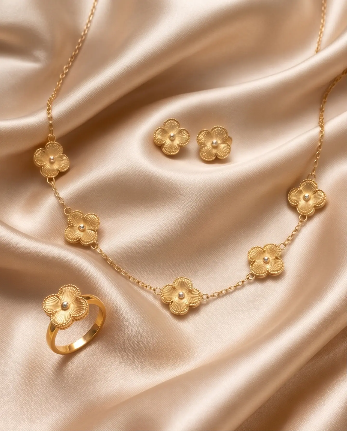 Set Golden Blossom – Baño en Oro 3