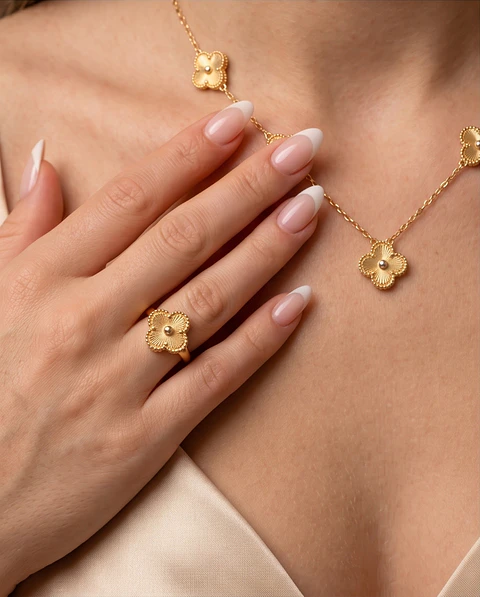 Set Golden Blossom – Baño en Oro