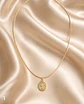 Collar Medalla San Benito – Baño en Oro - Miniatura 3