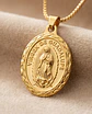 Collar Virgen de Guadalupe – Baño en Oro 18k - Miniatura 2