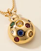 Collar Mariquita Rainbow – Baño en Oro - Miniatura 3