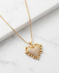 Collar Heart Sparkle – Baño en Oro y Micro Circones - Miniatura 1