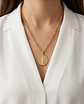 Collar San Benito  Fortaleza– Baño en Oro - Miniatura 2