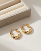 Argollas Infinity Twist Gold - thumbnail 2