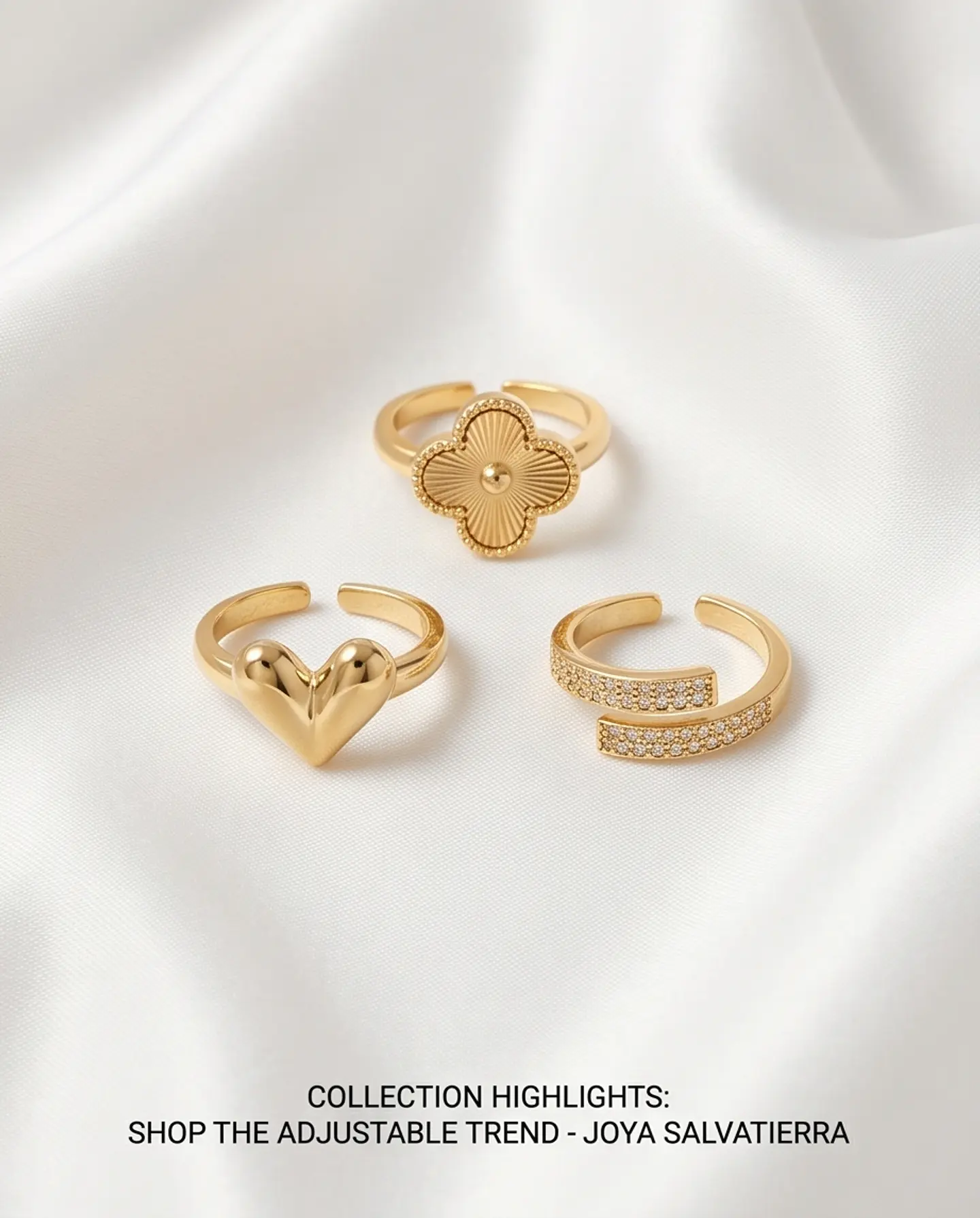 Anillo Duo Shine– Baño en Oro 2