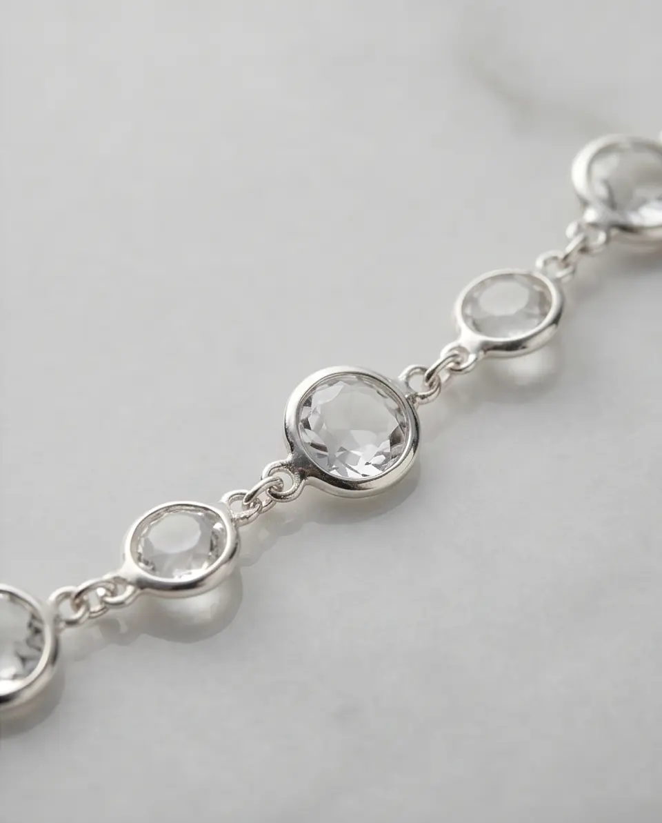 Collar Puntos de Luz Rivier - Plata 925 3