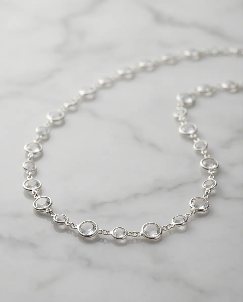 Collar Puntos de Luz Rivier - Plata 925 1