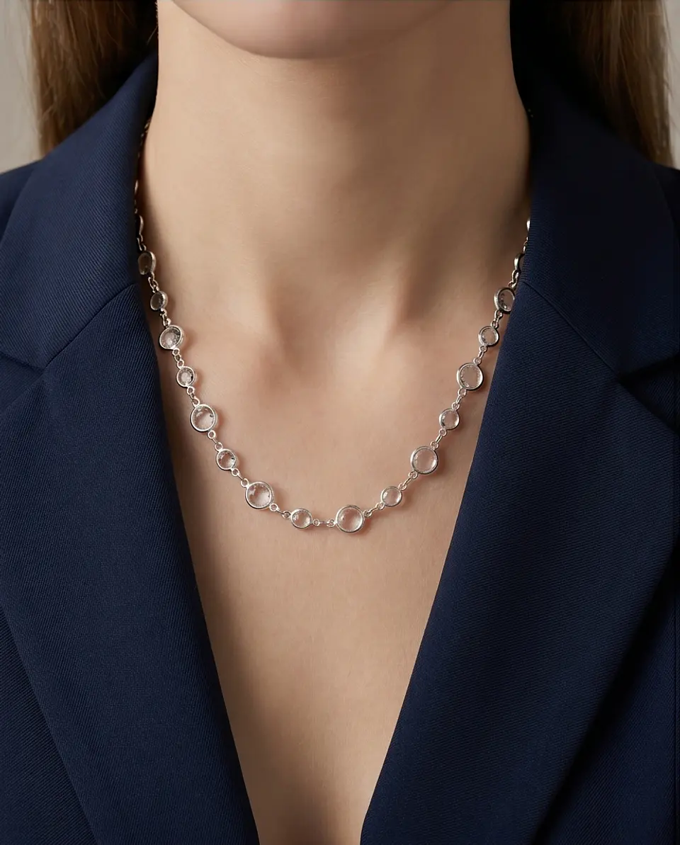Collar Puntos de Luz Rivier - Plata 925 2