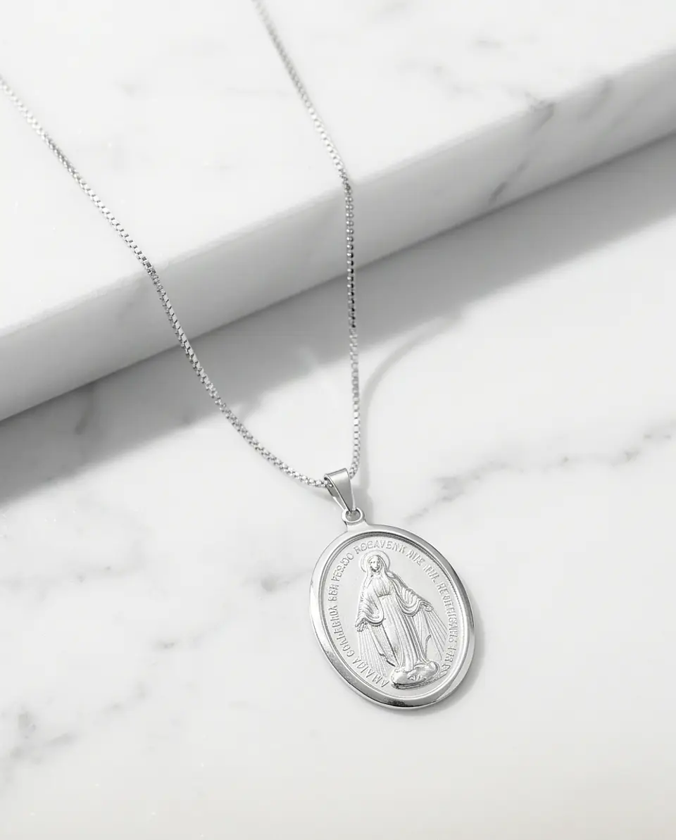Medalla Virgen de los Rayos - Plata 925 1
