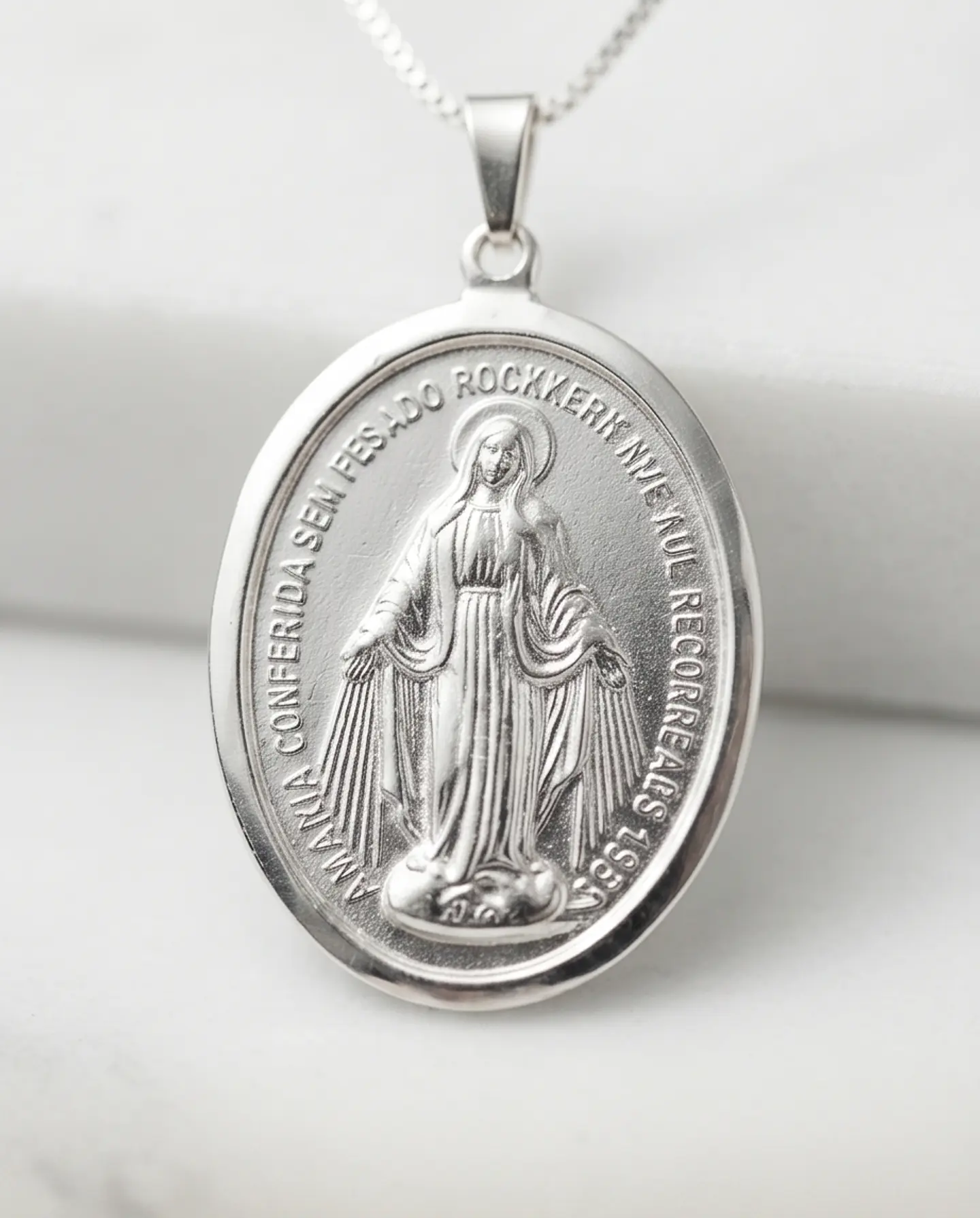 Medalla Virgen de los Rayos - Plata 925 3