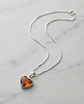 Collar Corazón Ámbar - Plata 925 - Miniatura 1