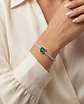 Pulsera Tennis Corazón Esmeralda - Plata 925 - Miniatura 3