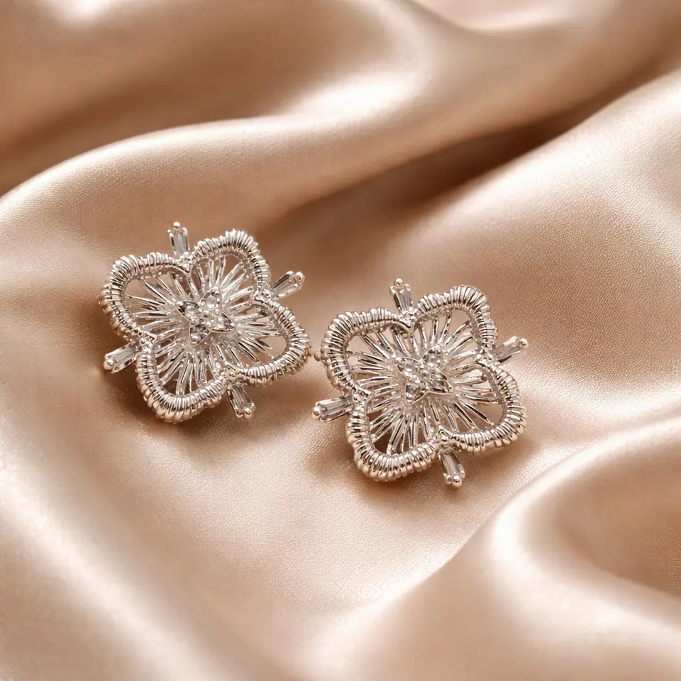 Aros Clover Radiance - Plata 925 1