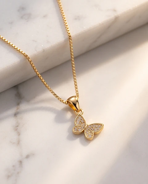 Golden Wings en Baño de Oro Brasileño ✨🦋