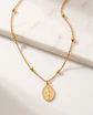 Collar Virgen Milagrosa Celestial 45 cm – Baño en Oro  - thumbnail 2