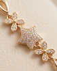 Pulsera Estrella Floral – Baño en Oro 18K  - Miniatura 3