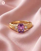 Anillo Amatista Imperial – Baño en Oro  - Miniatura 3