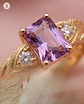 Anillo Amatista Imperial – Baño en Oro  - Miniatura 2