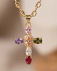 cadena gucci con cruz de colores  - Miniatura 2