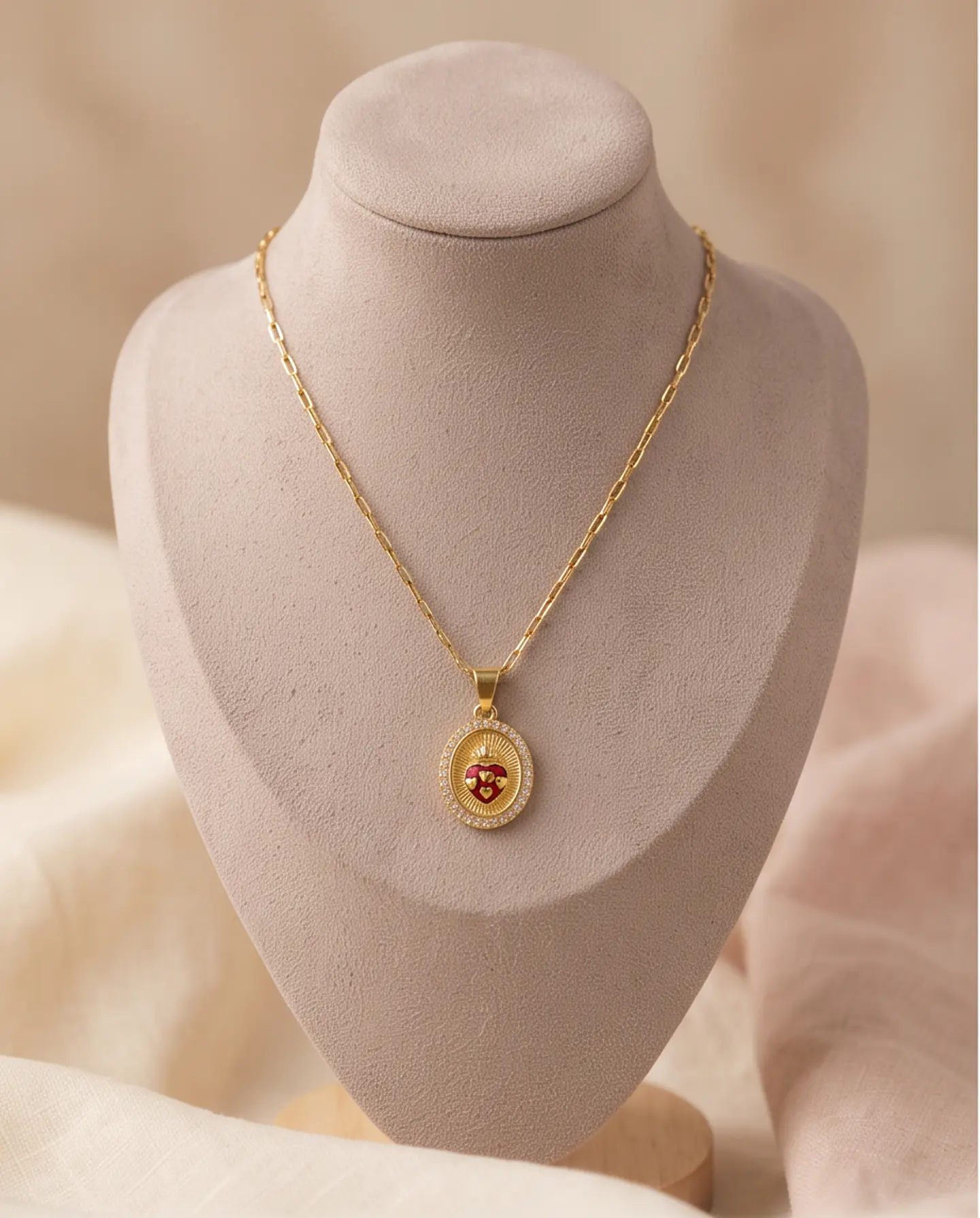medalla corazón de jesus  2