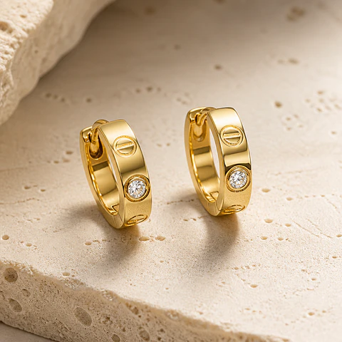 argolla baño en oro 