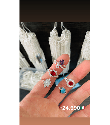 Lote de anillos 