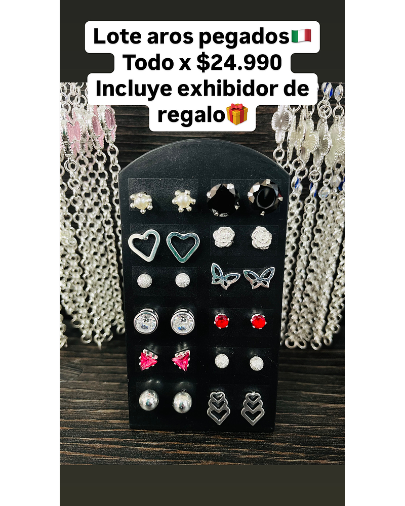 Lote aros pegados 